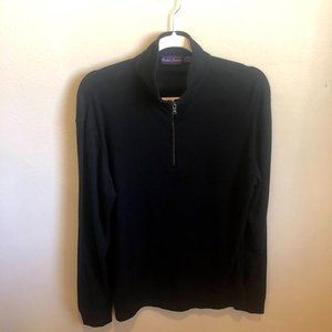 Ralph Lauren purple label quarter zip sweater